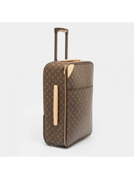 Bolsa de viaje de cuero Louis Vuitton Vintage