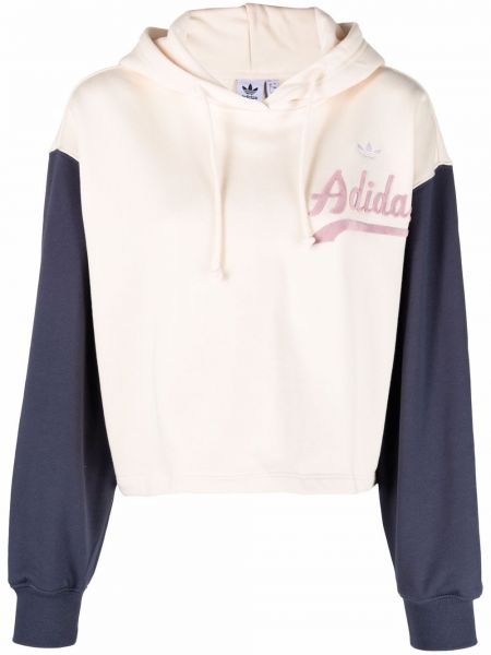 Hoodie med broderi Adidas