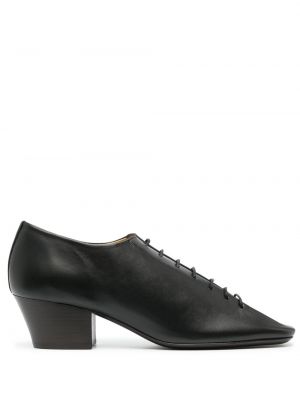 Кожени обувки в стил дерби Lemaire черно