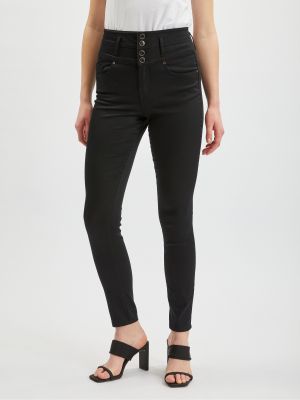 Czarne spodnie skinny fit Orsay