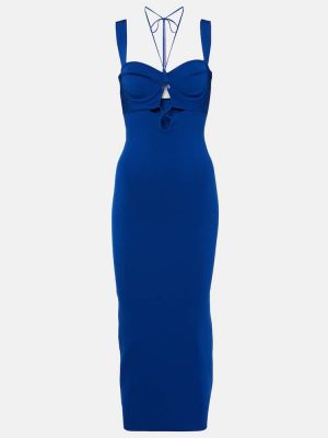 Μίντι φόρεμα Galvan μπλε