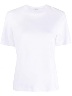 Kokvilnas t-krekls Ferragamo balts