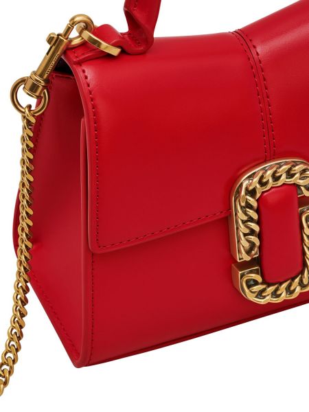 Bőr táska Marc Jacobs piros