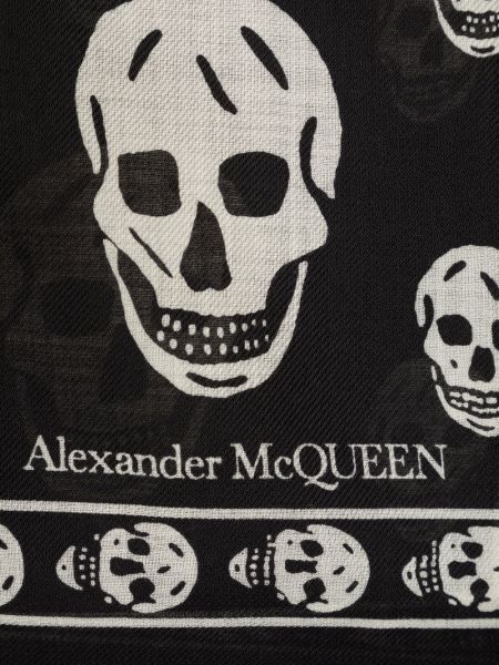 Sciarpa di lana Alexander Mcqueen