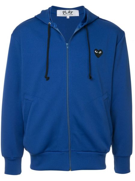 Herzmuster hoodie Comme Des Garçons Play blau