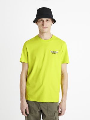 Тениска Celio жълто