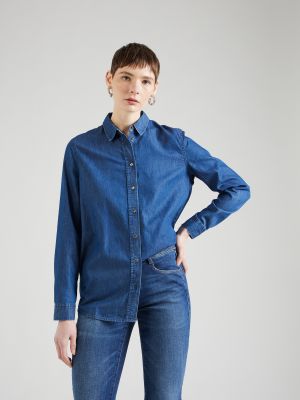 Camicia jeans S.oliver blu