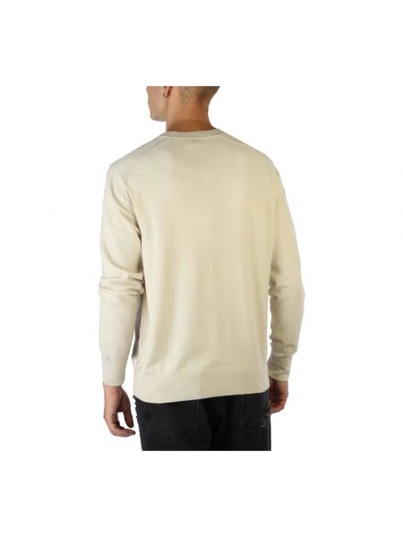 Jersey de lana de tela jersey Calvin Klein beige