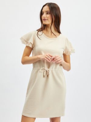 Sukienka koronkowa Orsay beżowa