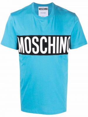 T-shirt Moschino blå