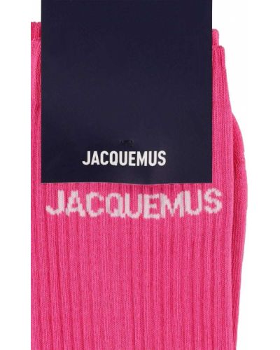 Чорапи Jacquemus розово