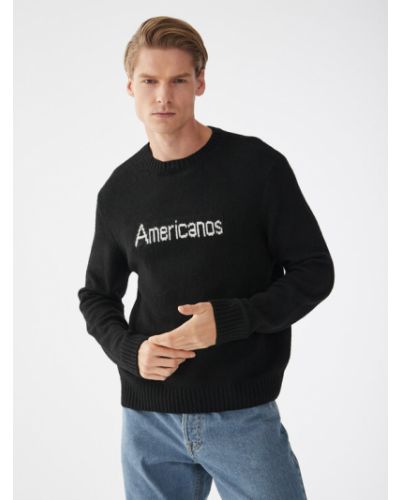 Czarny sweter Americanos