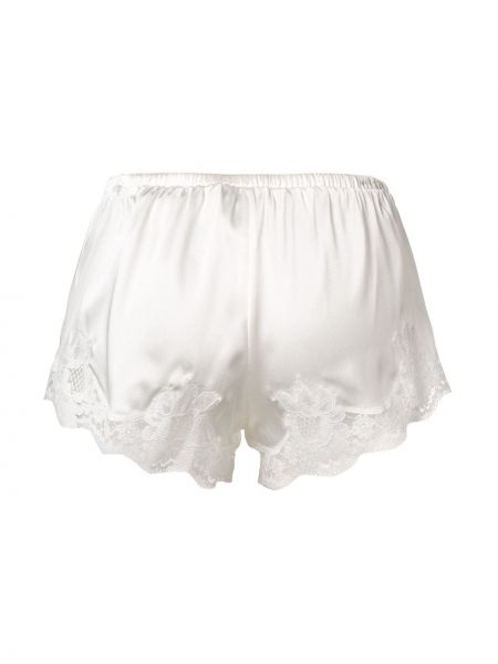 Pantalones cortos de encaje Dolce & Gabbana blanco