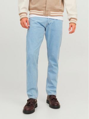 Voľné priliehavé džínsy Jack&jones modrá