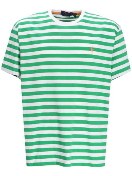 Kokvilnas polo krekls ar apdruku Polo Ralph Lauren balts