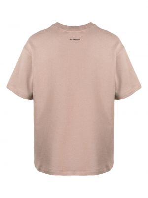 T-shirt mit rundem ausschnitt Styland beige