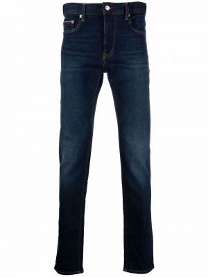 Jeans skinny a vita alta Tommy Hilfiger blu