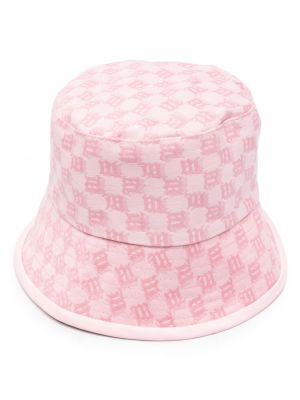 Жакардова памучна шапка Misbhv розово