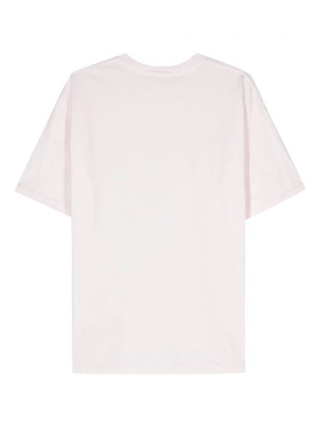 Koszulka bawełniana z nadrukiem 424 różowa