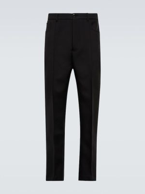 Pantaloni plisate Nanushka negru
