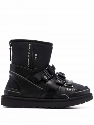 Škornji za sneg z vezenjem Ugg črna