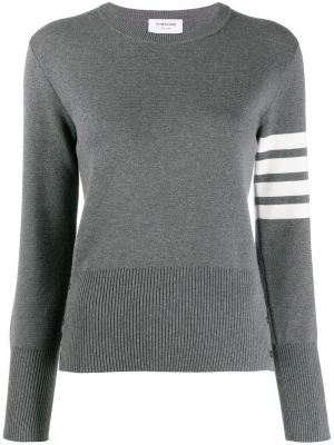 Pull en tricot Thom Browne gris