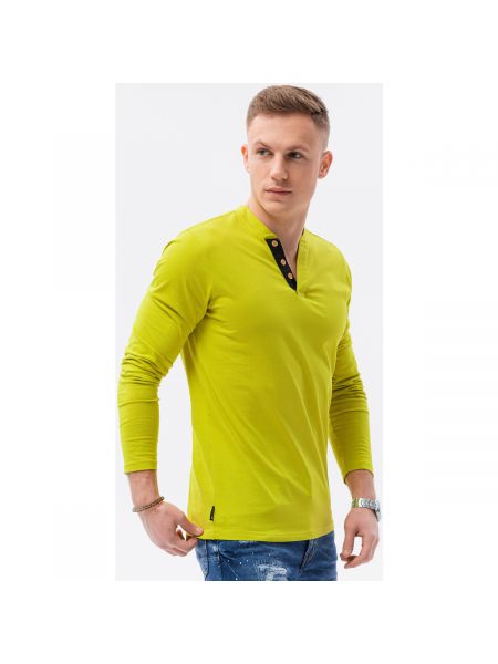Tričko s dlouhým rukávem s dlouhými rukávy s krátkými rukávy Ombre zelené
