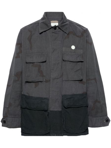 Veste à imprimé à imprimé camouflage Oamc noir