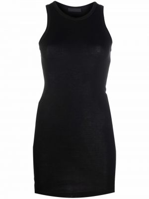 Mini vestido sin mangas Wardrobe.nyc negro