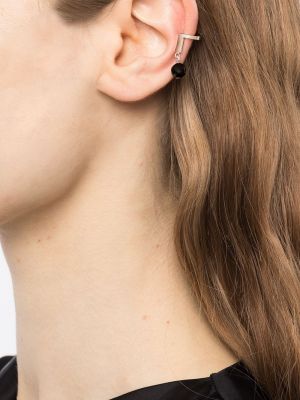 Boucles d'oreilles à imprimé Hsu Jewellery argenté