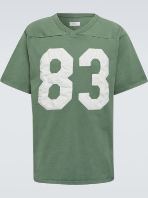 T-shirt di cotone Erl verde