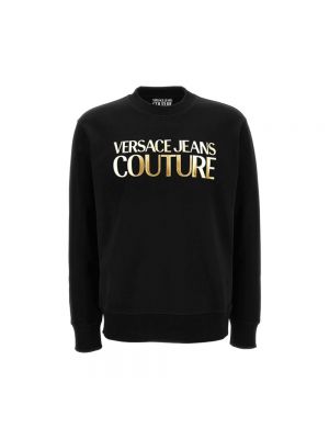 Felpa in pile Versace Jeans Couture nero
