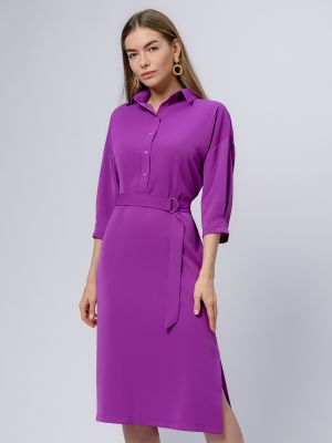Платье-рубашка 1001 Dress фиолетовое