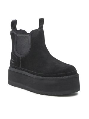 Chelsea stiliaus batai su platforma Ugg juoda
