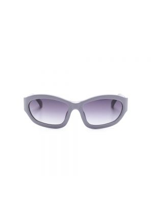 Okulary przeciwsłoneczne Linda Farrow fioletowe