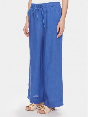 Широки панталони тип „марлен“ Marella синьо