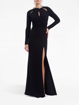 Křišťálové večerní šaty Rebecca Vallance černé