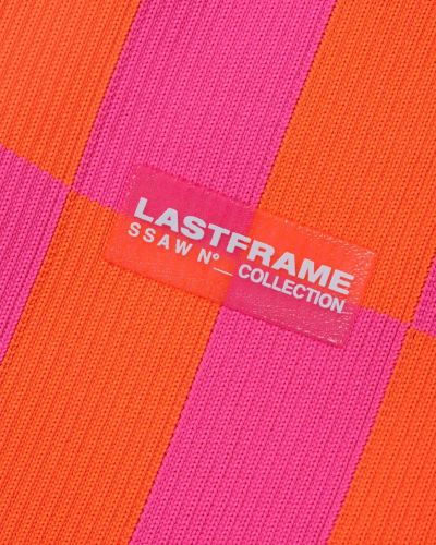 Kožená kabelka Lastframe oranžová
