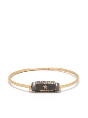 Stjärnmönster manschett armband Marie Lichtenberg guld