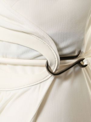 Mini kleita džersija Tom Ford balts