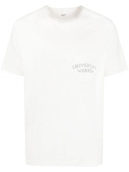 T-shirt Universal Works vit