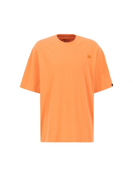 Marškinėliai Alpha Industries oranžinė