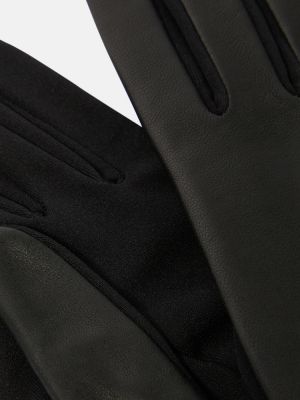Kožené rukavice Alaã¯a čierna