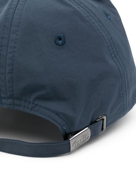 Haftowana czapka z daszkiem Parajumpers niebieska