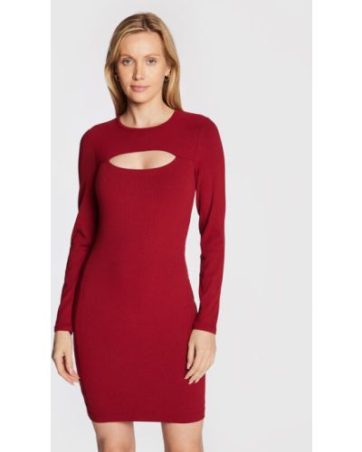 Robe slim Guess rouge