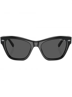 Okulary przeciwsłoneczne z nadrukiem Vogue Eyewear czarne