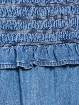 Bavlnená džínsová sukňa Marant Etoile