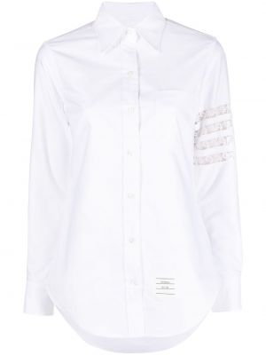 Košile s knoflíky Thom Browne bílá