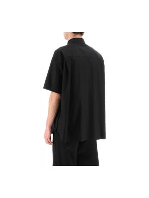 Koszula z kieszeniami bawełniana Sacai czarna