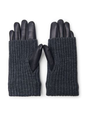 Меланжирани ръкавици Zizzi черно